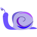 download Snail clipart image with 225 hue color