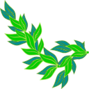 download Bay Leaf clipart image with 45 hue color