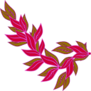 download Bay Leaf clipart image with 270 hue color