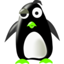 download Tux clipart image with 45 hue color