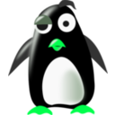 download Tux clipart image with 90 hue color