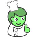 download People Cook clipart image with 90 hue color