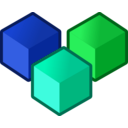 download Cubes clipart image with 135 hue color