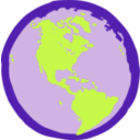 download Earth clipart image with 45 hue color