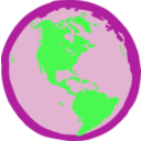 download Earth clipart image with 90 hue color