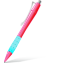 download Pen clipart image with 180 hue color