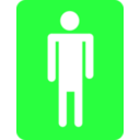 download Men Bathroom clipart image with 270 hue color