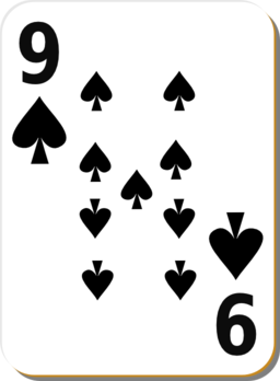 White Deck 9 Of Spades