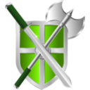 download Sword Battleaxe Shield clipart image with 90 hue color