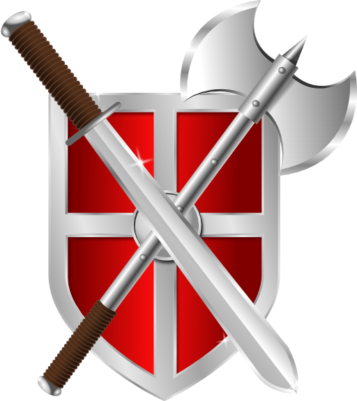 Sword Battleaxe Shield