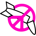 download Peace No War clipart image with 315 hue color