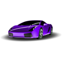 download Red Lamborghini clipart image with 270 hue color