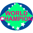 download Brazil World Champion clipart image with 90 hue color