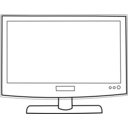 download Television clipart image with 45 hue color