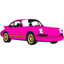 download Sport Car Yellow clipart image with 270 hue color