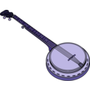 download Banjo 1 clipart image with 225 hue color