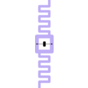 download Uhf Rfid Tag clipart image with 225 hue color