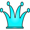 download Crown Icon clipart image with 135 hue color