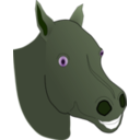 download Horse clipart image with 90 hue color