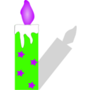 download Candle clipart image with 225 hue color