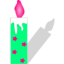 download Candle clipart image with 270 hue color