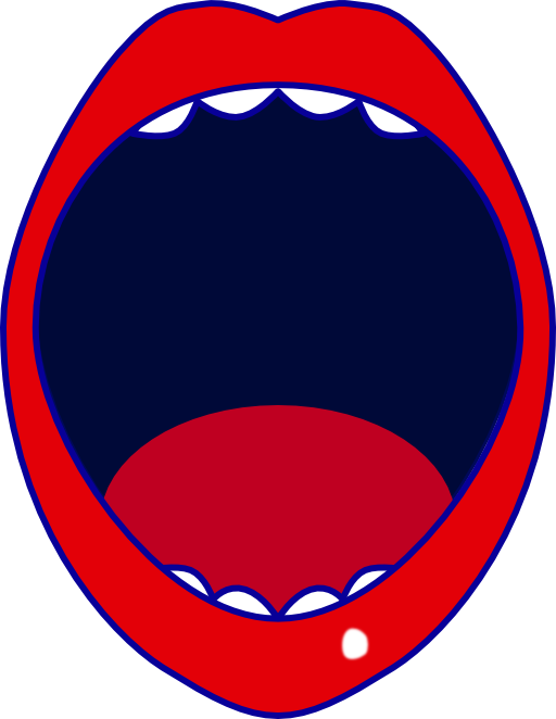 Red Open Mouth