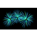 download Fireworks clipart image with 90 hue color