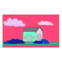 download Villa clipart image with 135 hue color