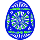download Easter Egg Blue clipart image with 45 hue color