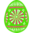 download Easter Egg Blue clipart image with 270 hue color