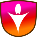download Down clipart image with 270 hue color