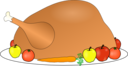 Turkey Platter 01 With Fruit And Vegitables 01