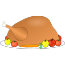 download Turkey Platter 01 With Fruit And Vegitables 01 clipart image with 0 hue color