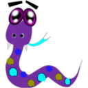 download Serpiente clipart image with 180 hue color