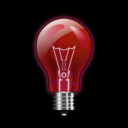 download Green Lightbulb clipart image with 270 hue color