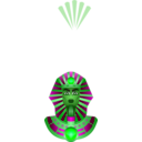 download Sphinx clipart image with 90 hue color