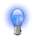 download Light Bulb 2 clipart image with 180 hue color