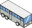 Bus Isometric Icon