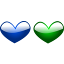 download Heart9 clipart image with 315 hue color