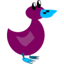 download A Duck clipart image with 135 hue color