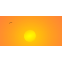download Sunset Draw clipart image with 0 hue color