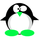 download Tux clipart image with 90 hue color