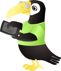 Toucan With Tablet