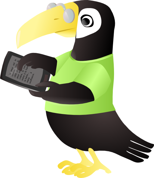 Toucan With Tablet