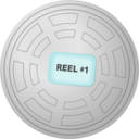 download Motion Picture Film Reel Canister clipart image with 135 hue color