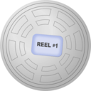 download Motion Picture Film Reel Canister clipart image with 180 hue color