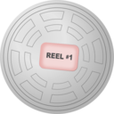 download Motion Picture Film Reel Canister clipart image with 315 hue color