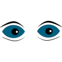 download Eye Right Look clipart image with 315 hue color
