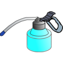 download Oil Can clipart image with 180 hue color