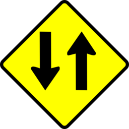 Caution Two Way